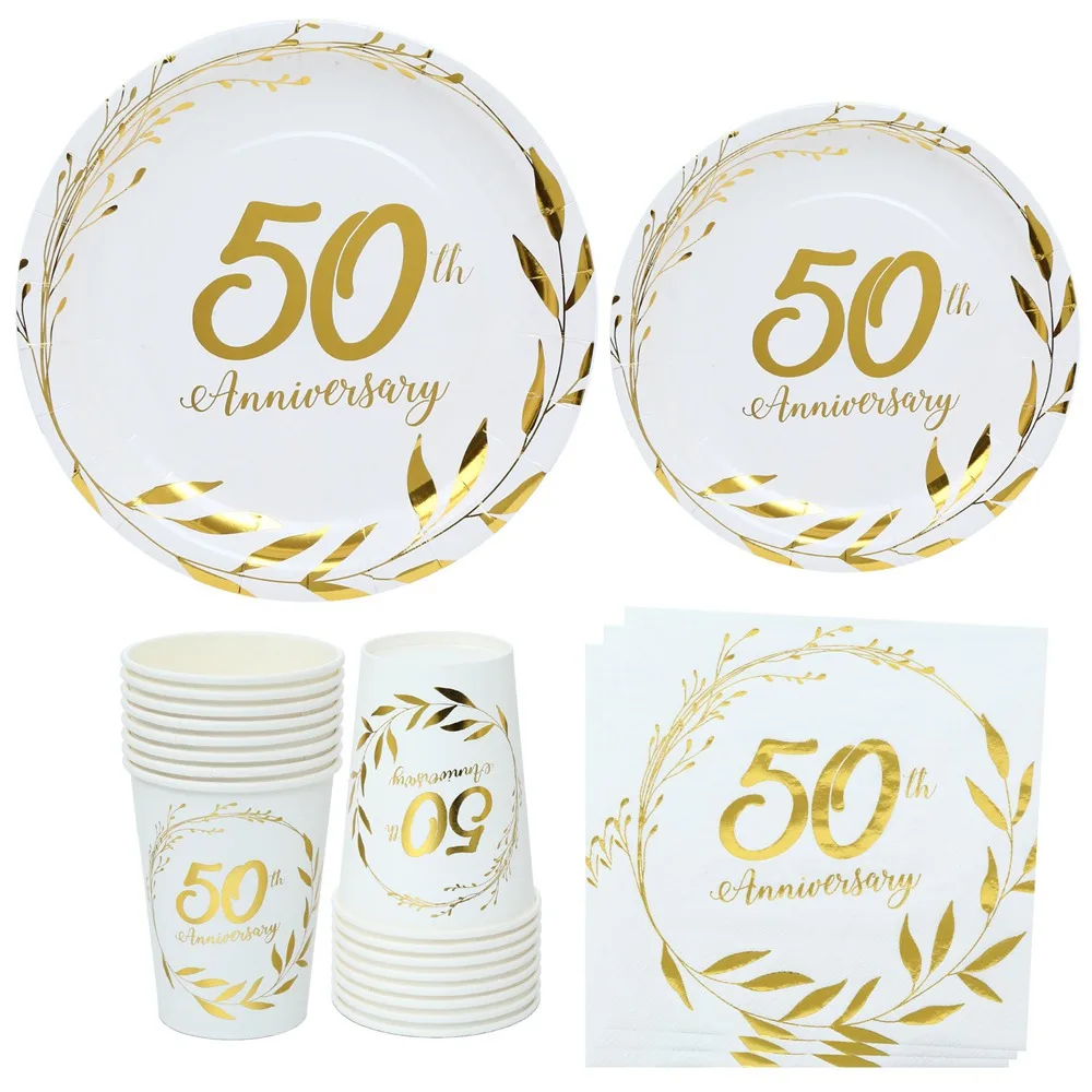

Одноразовая посуда на свадьбу или годовщину, бумажная тарелка, чашка, бумажное полотенце, соломинка, украшения для свадебной вечеринки, при...