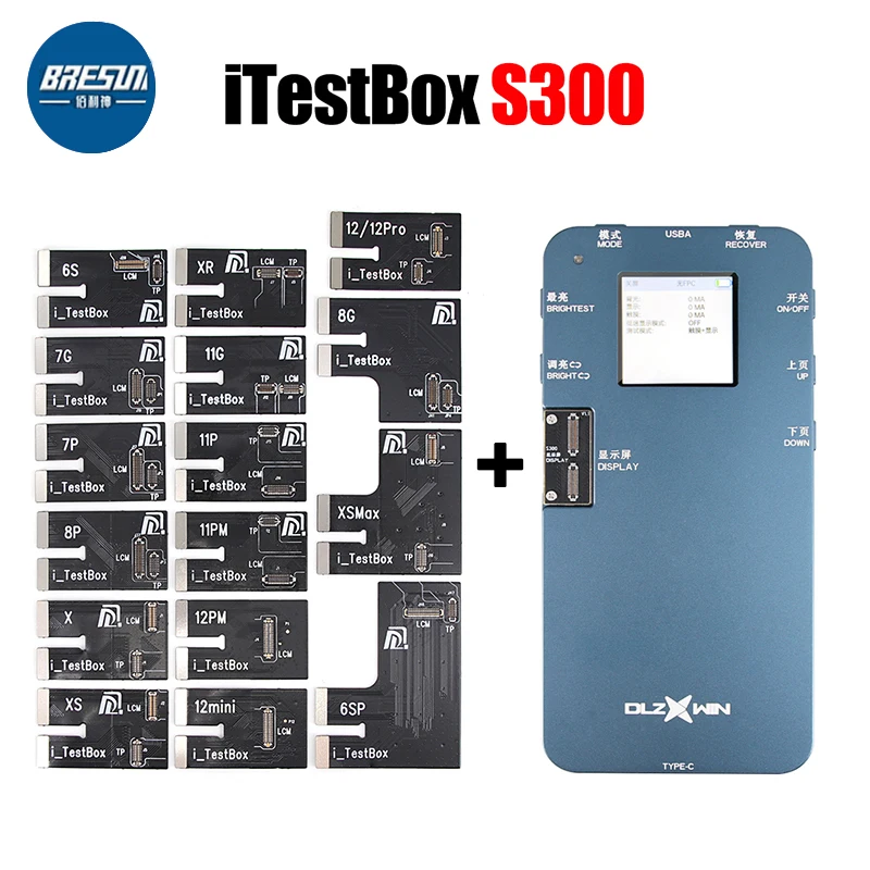 ITestBox-probador de pantalla LCD DL S300, para iPhone12 11Pro MAX XS XR 8 7 6S, programador, Sensor de luz ambiental, Color primario, 3D Touch-0