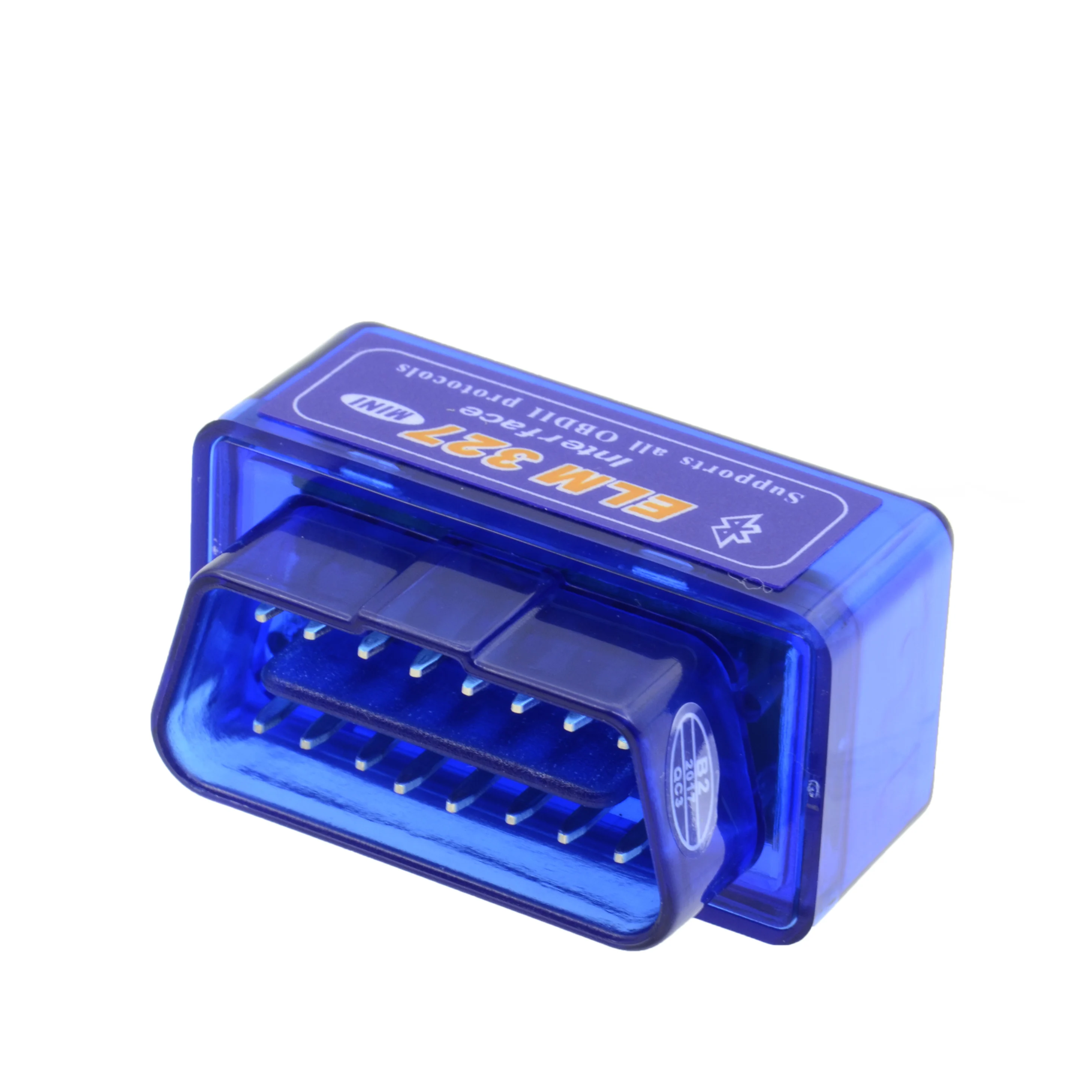 Автомобильный диагностический мини сканер ELM327 V1.5 Bluetooth OBD2 / OBDII для Android чип