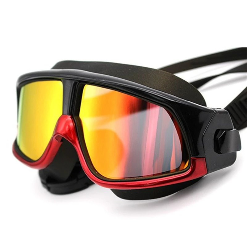 Фитнес 1 шт. пластик профессиональный плавательные очки Анти туман с