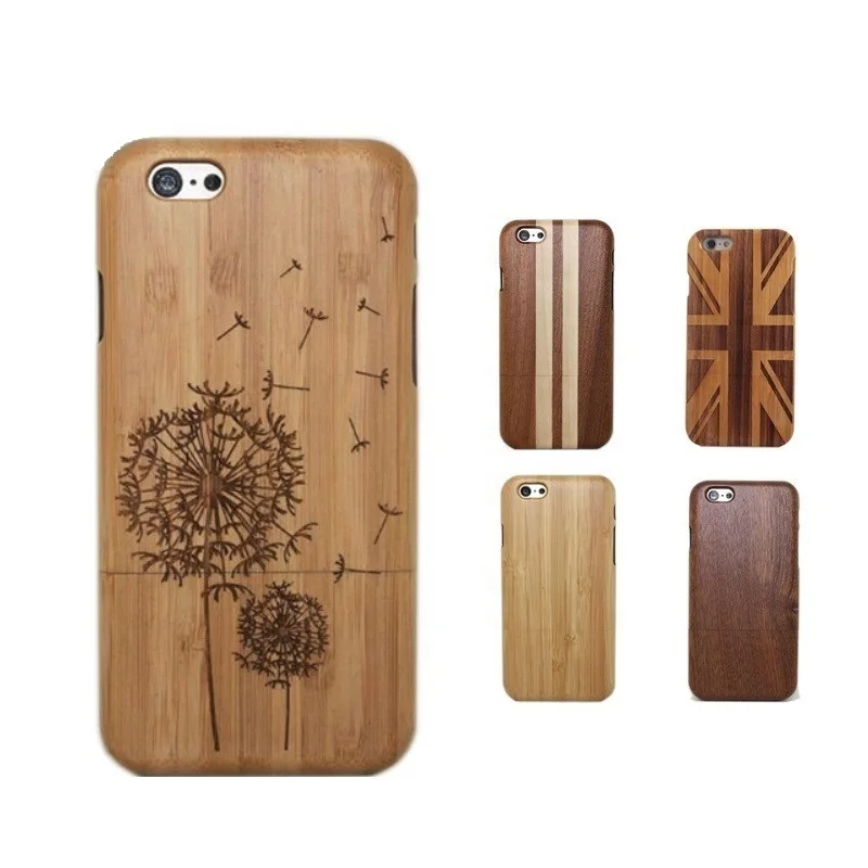 Недорогой Деревянный чехол для iPhone 6 8 оптовая продажа деревянных чехлов