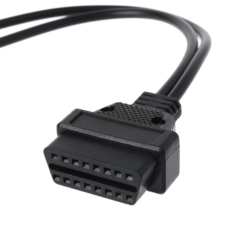 1 шт. 2X2 16-контактный Женский Диагностический разъем OBD2 адаптер VAG кабель для