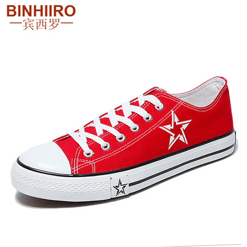 Мужская парусиновая обувь Лоферы на плоской платформе Вулканизированная