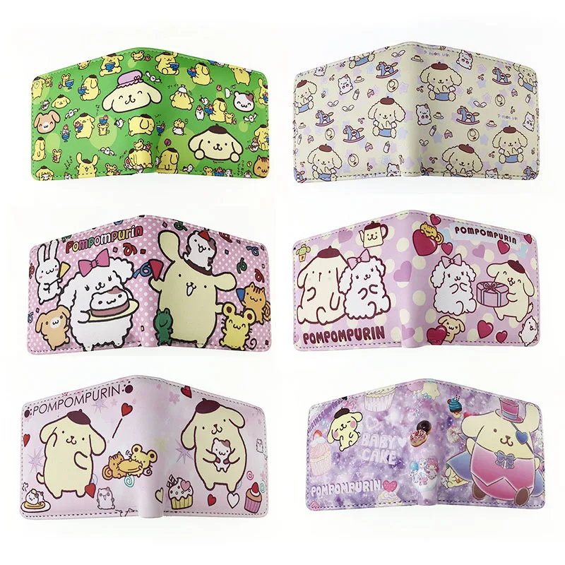 Милый мультяшный кошелек из аниме Pompompurin женский короткий студенческие