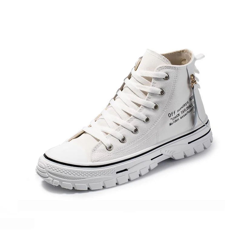 2021 New Mens Casual High-top Shoes Fashion Men Blue Black Breathable Canvas Sneakers Male Trainers Skateboard Trend Tides Shoes kedrick brown trend trading timing market tides