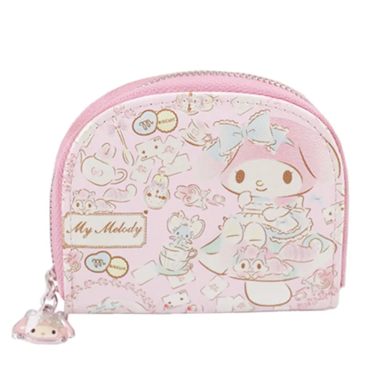 

Cute Leather ID Credit Card Holder Wallet Women Anime Pink Mini Small Card Wallet Ladies Rabbit Bunny Kawaii Coin Purses Pouch