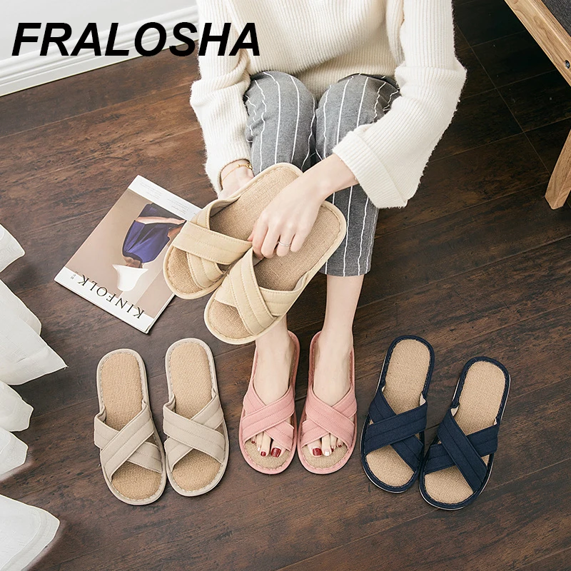 Мужские и женские пляжные шлепанцы FRALOSHA повседневные домашние тапочки Erkek Terlik Cross