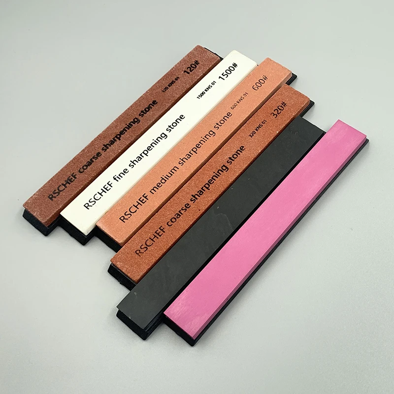 Грубая и тонкая точилка для ножей из полированной кожи система фиксации