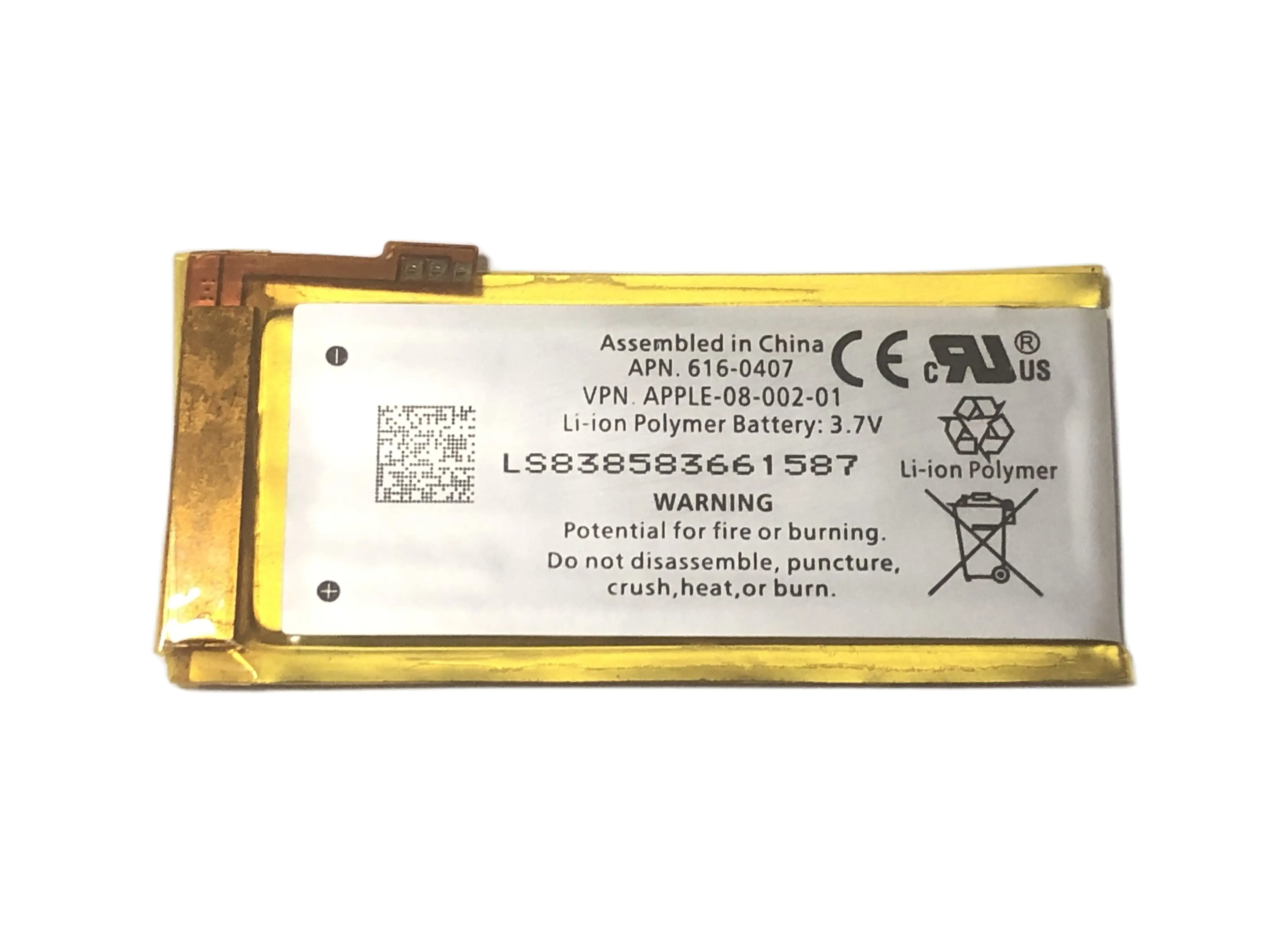 

New 3.7V Li-ion Polymer Battery Replacement For IPod Nano 4 4th Gen+ Tool Kit 616-0407