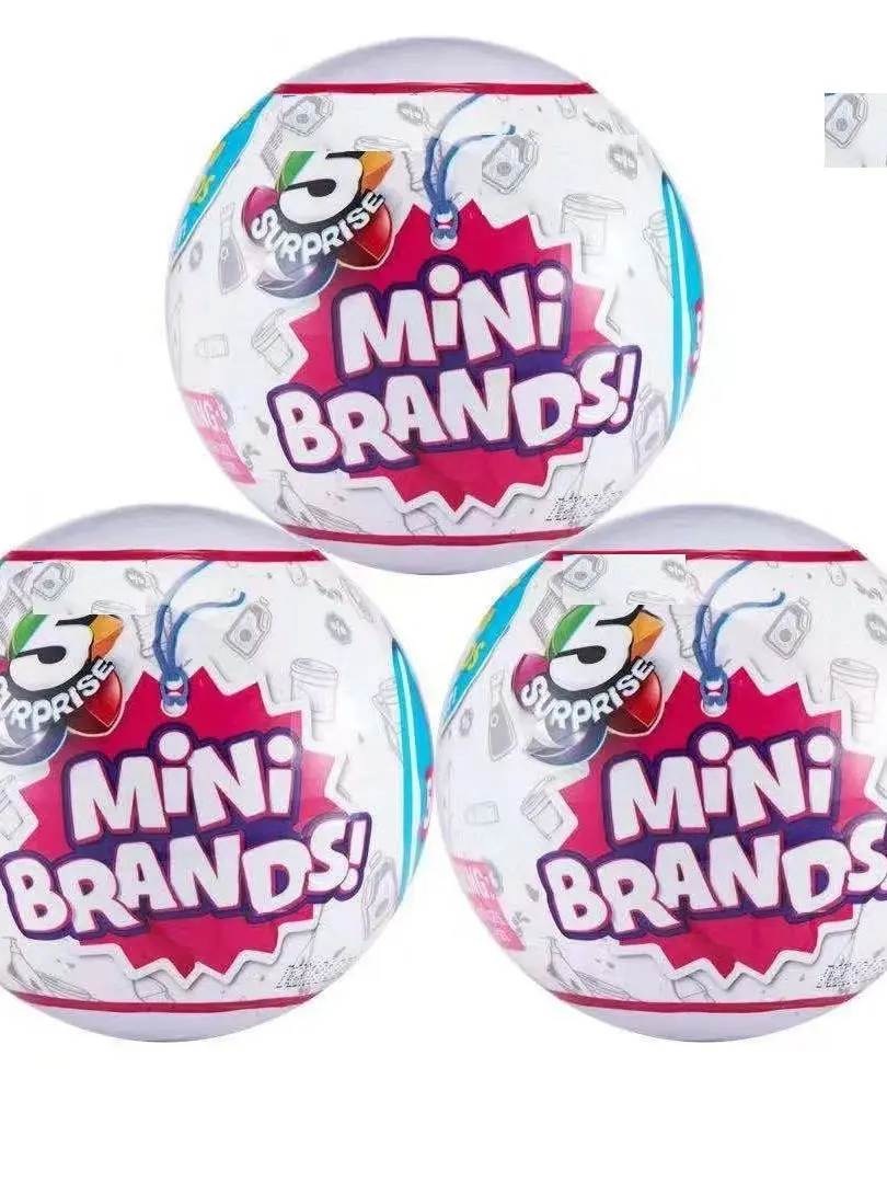 5 Surprise Mini Brands Collector's Brands  Collectible Toy balls Anime Figure mini food Box Toy Birthday Surprise Kid Gift