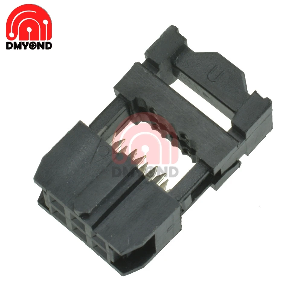 50 шт. двухрядные штекеры для кабеля 2 54 дюйма|Соединители| |
