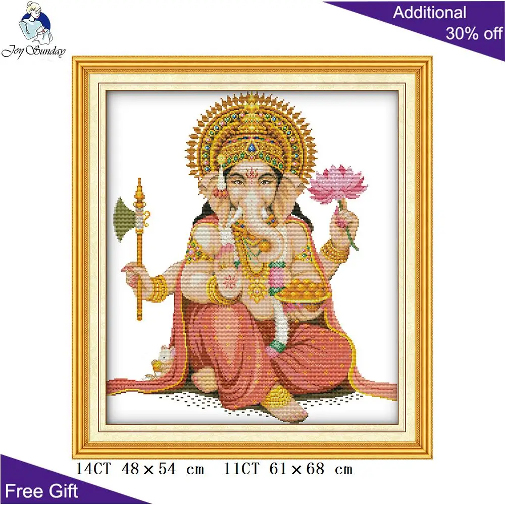 Набор для вышивки крестом Joy Sunday набор домашнего декора багажника Jixiang Kwan yin