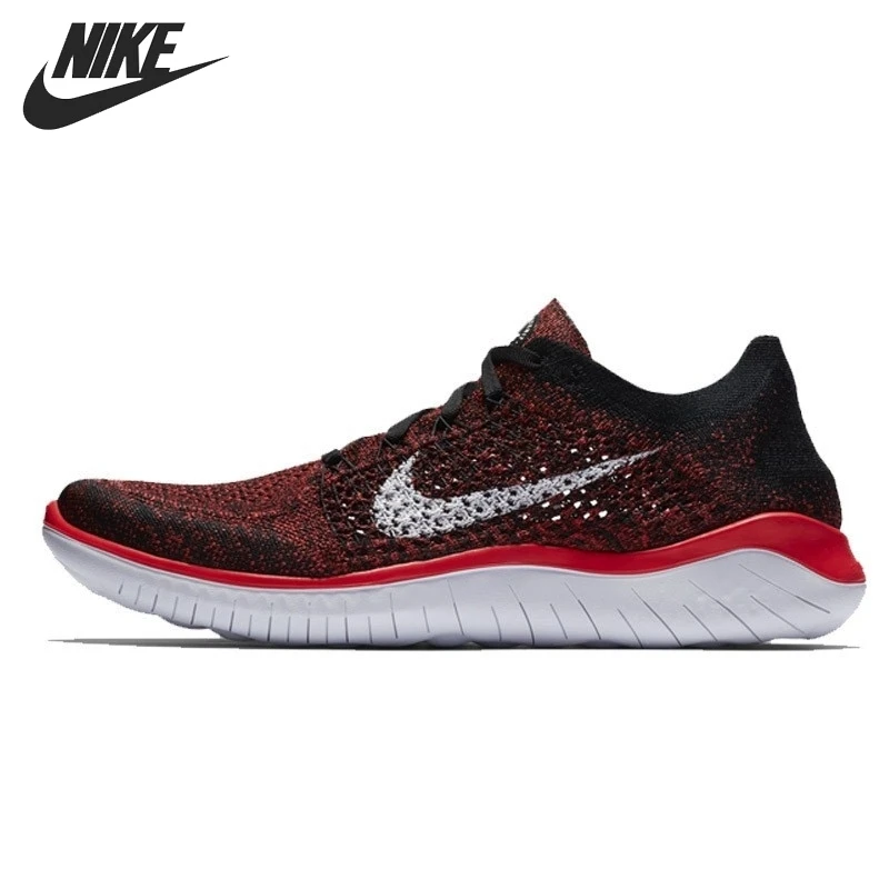 Оригинальный Новое поступление NIKE FREE RN FLYKNIT 2018 мужские кроссовки для бега|Беговая