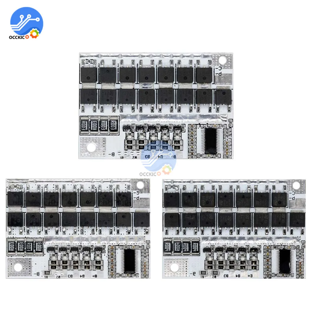 BMS 3S 4S 5S 12V 16,8 V 21V 100A 18650 литиевая батарея защита плата заряда 18650 перезаряжаемая батарея PCB BMS плата