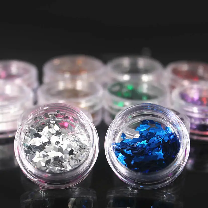 (1 шт./распродажа) блестящие ромбовидные ногти/тело/глаза блестящий порошок