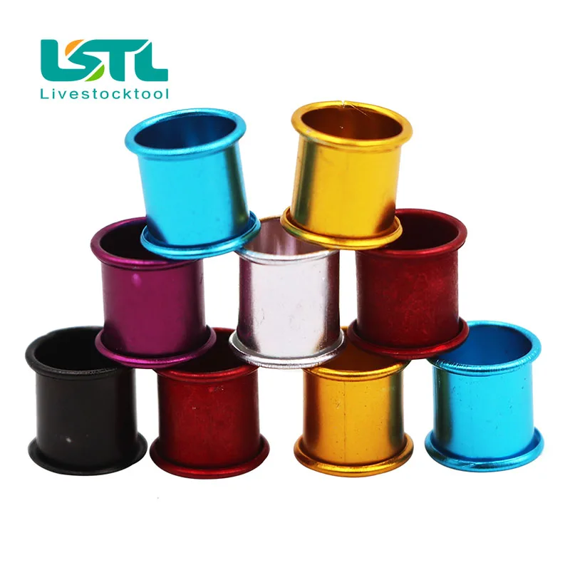 500 шт алюминиевое 8 мм кольцо для ног голубя переноска птиц внутренний диаметр