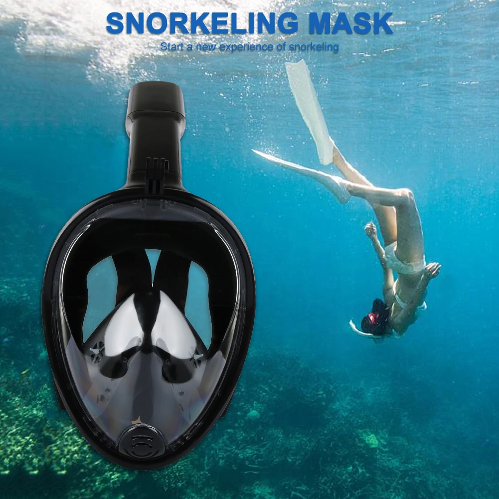 

Full Face Scuba Snorkeling Mask Diving Respirator Goggles for Kids Adult