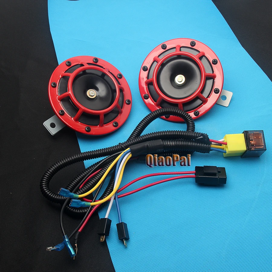 Универсальный автомобильный гудок красный Электрический для внедорожника Toyota