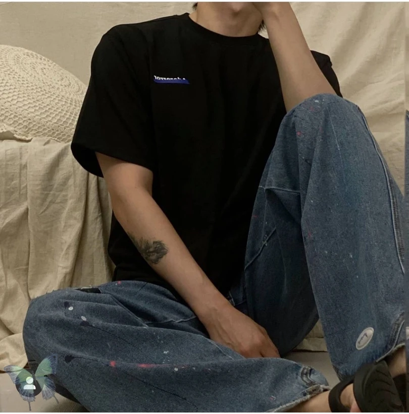 

Ader Error T-shirt Small Logo Couple Dress Spring Summer Adererror Top 100% Cotton T Shirts