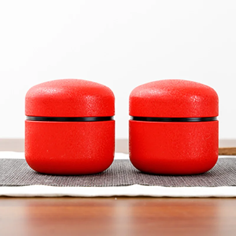 Xin Jia Yi Packaging Mini Round Tea Tin can Airtight Metal Lid Open Top Kitchen Canisters Set Customized Colorful Gift Favor Box | Дом и сад
