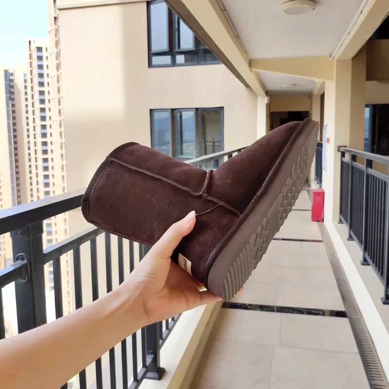 Begocool женские зимние ботинки модные дизайнерские из натуральной коровьей замши