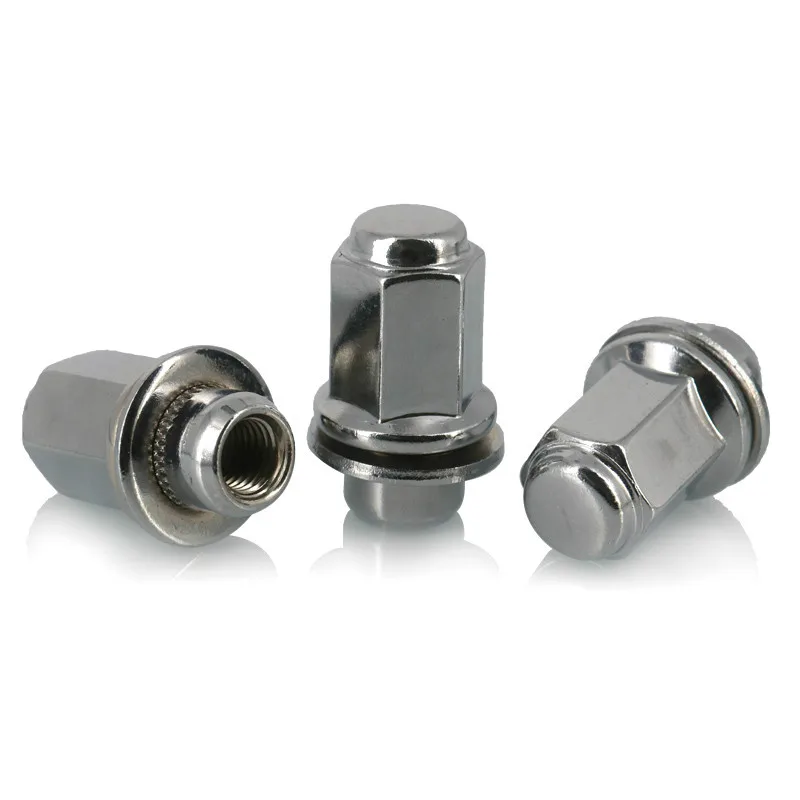 Аксессуары JDM 4 шт 48 мм винты для автомобильных колес гайки шестигранные стальные