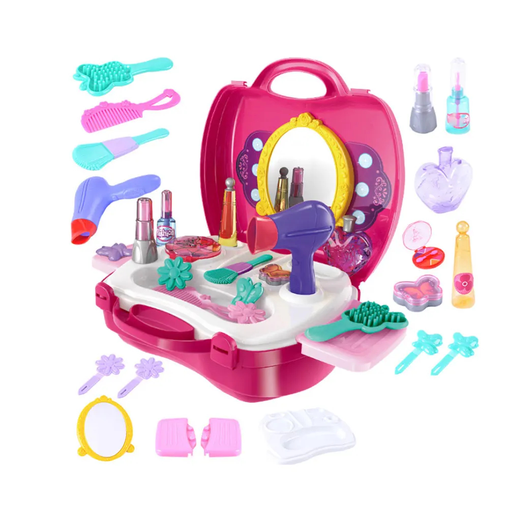 1 комплект детская коробка для макияжа игрушки мини ювелирные изделия туалетный