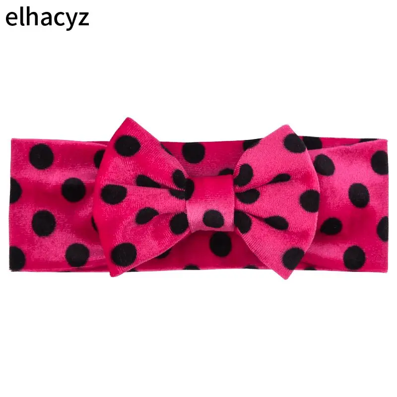1 шт. детский бархатный бант для волос 4 дюйма |