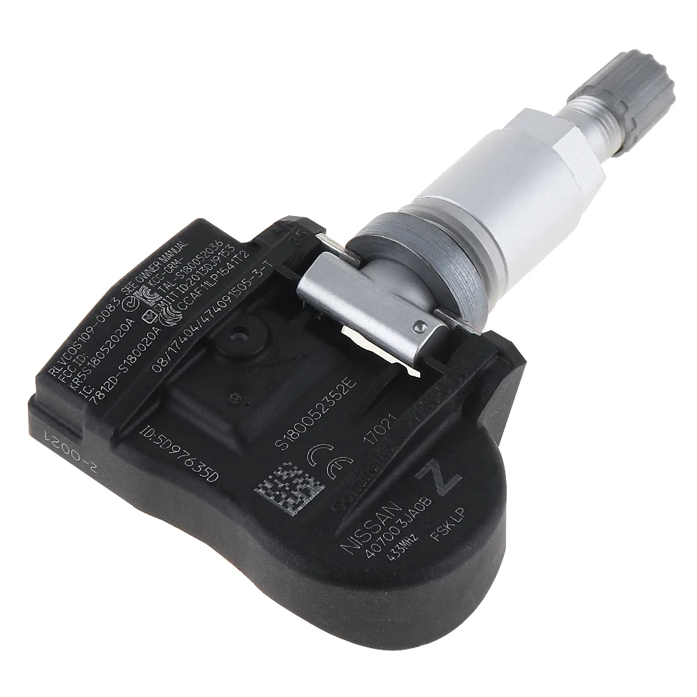 Новый 407003JA0A черный TPMS Чувствительный датчик давления в шинах клапан