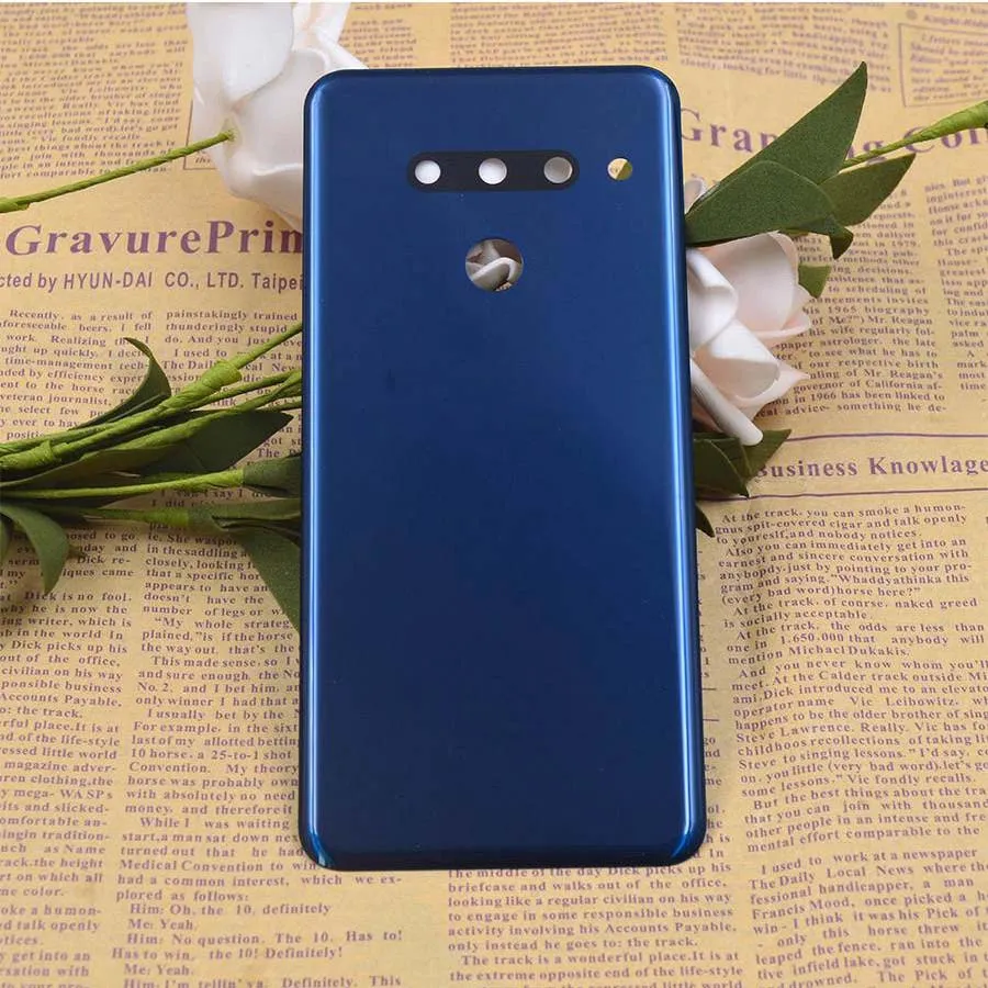 Оригинальное стекло для LG G8 ThinQ Крышка батарейного отсека G820 G820N G820QM7 задний G8S