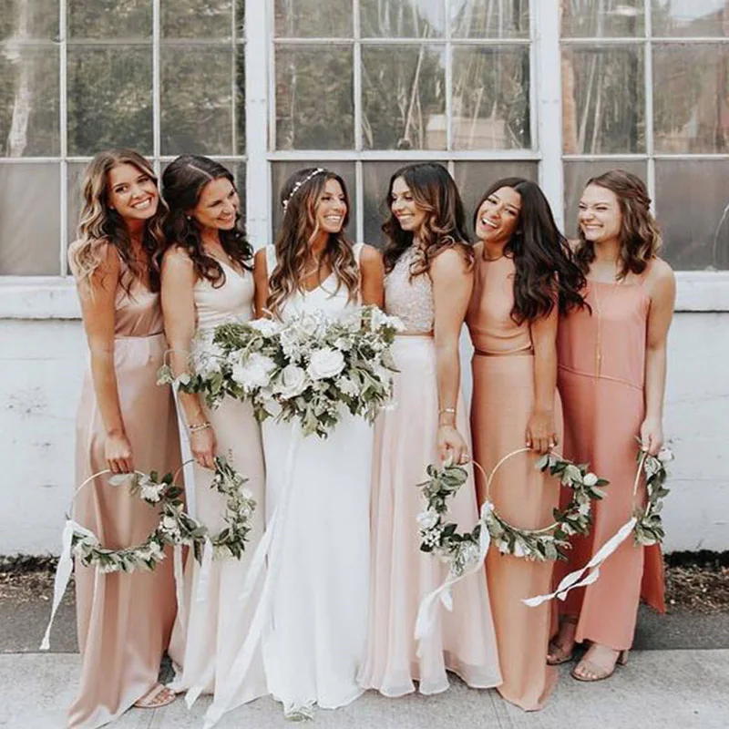 Рождественская гирлянда венок Золотой металлический Железный цветочный ободок