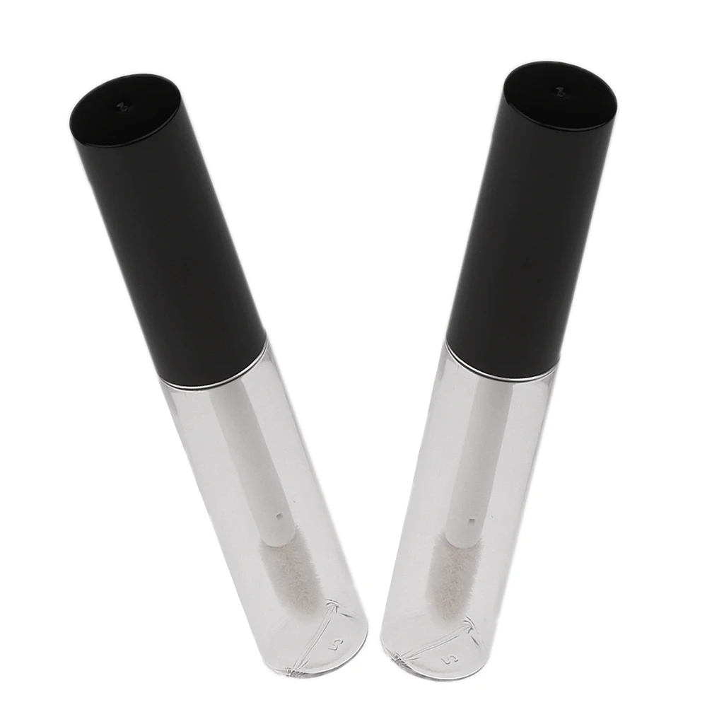 

2 шт. 4 мл стеллаж для пустые прозрачные контейнеры бальзам для губ блеск для губ бальзам в бутылке контейнеров