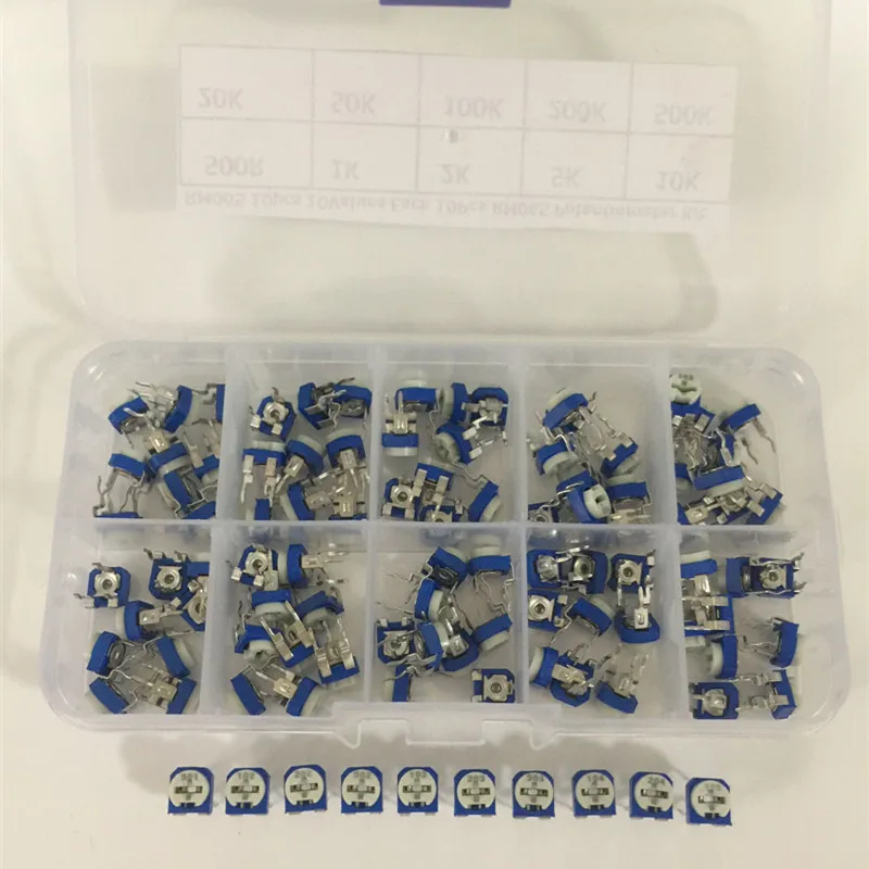 100 шт./коркор. RM065 набор из углеродной пленки горизонтальный подстроечный