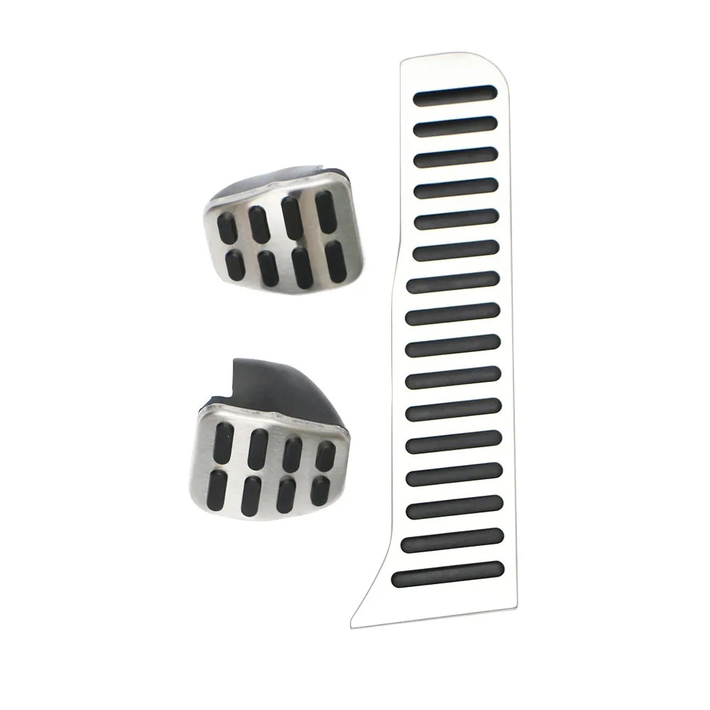 

Carmilla из нержавеющей стали, автомобильные педали газа в сборе, чехлы на педали тормоза для Volkswagen VW Caddy 2004-2015, обновленные автомобильные детали