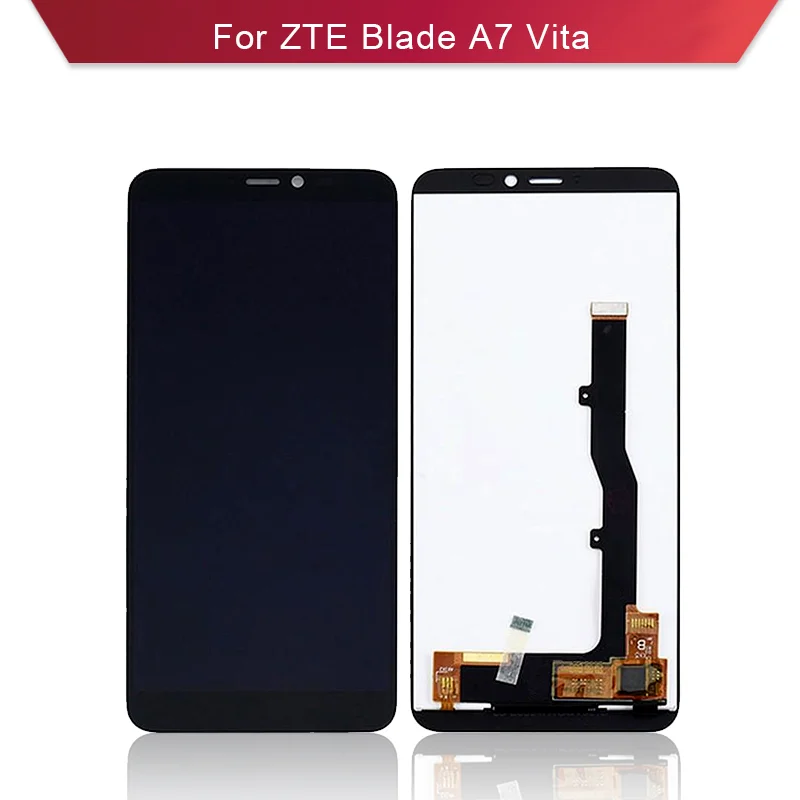 BKparts 100% Новинка для ZTE Blade A7 Vita ЖК дисплей сенсорный экран стекло дигитайзер полная