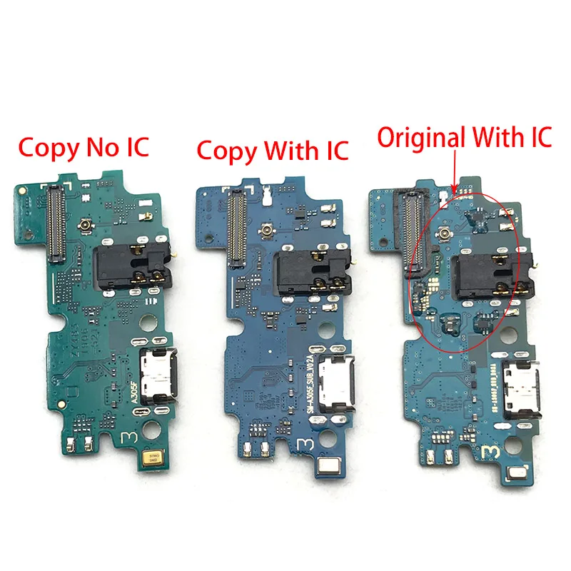 

Charging Flex Cable For Samsung Galaxy A30 A305F Charger Port Flex Cable Microphone Board Replacement parts