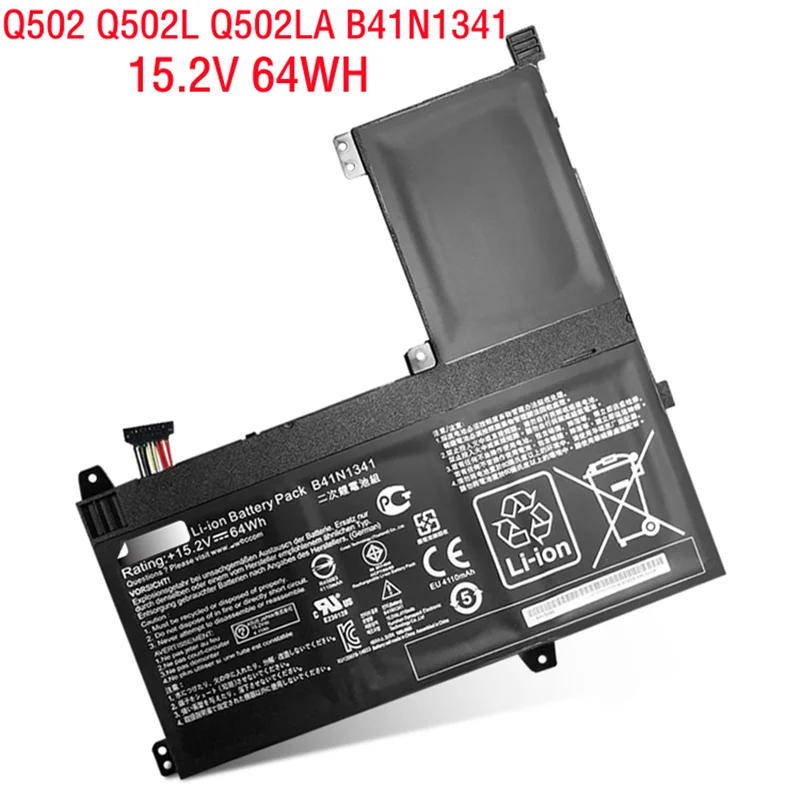 

15.2V 64WH Genuine B41N1341 Laptop Battery For Asus Q502 Q502L Q502LA Q502LA-BBI5T12 Q502LA-BBI5T14 Q502LA-BBI5T15