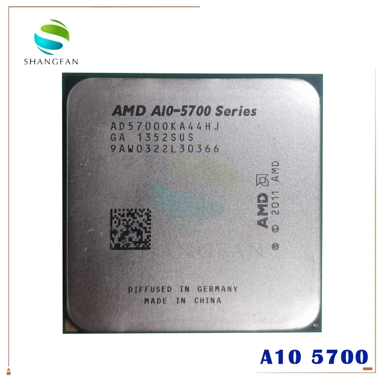 AMD A10 серии 5700 5700K 3 4 ГГц 65 Вт Quad Core Процессор процессор AD5700OKA44H гнездо FM2|cpu processor|socket