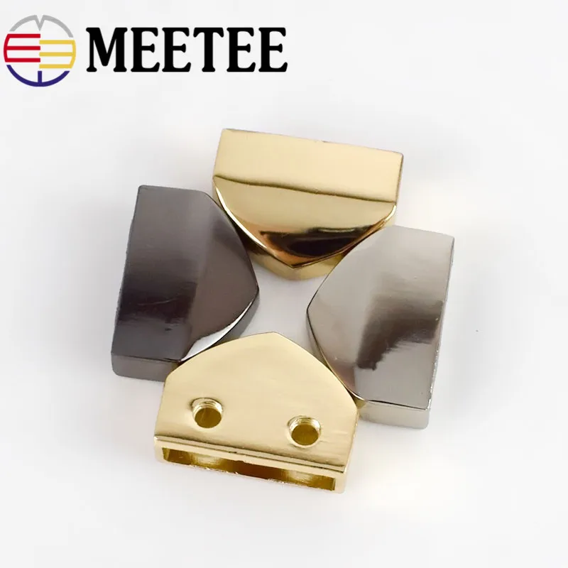 10/20pcs 16mm Metal Zipper Decoration End Clips Stopper Screws Handbag Straps Tail Clasp Cord Lock DIY Hardware Accessories