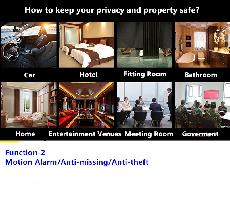 Анти-шпионский детектор утери кражи камеры 5 в 1 сигнала инфракрасный сканер
