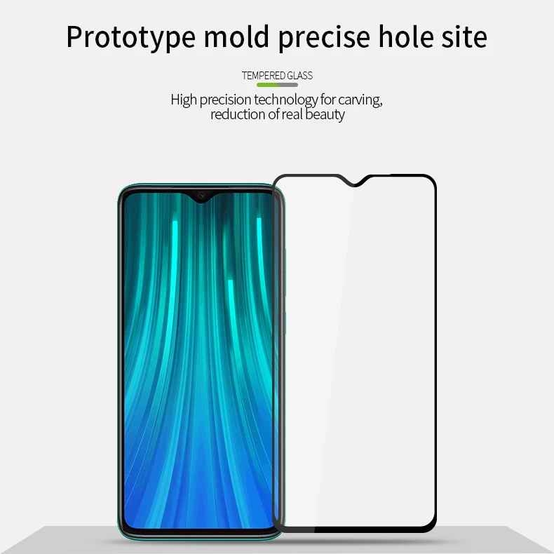 Для Xiaomi Redmi Note 8 pro закаленное стекло Полное покрытие экрана закаленное стекло для Xiaomi Redmi Note 8 pro защита экрана