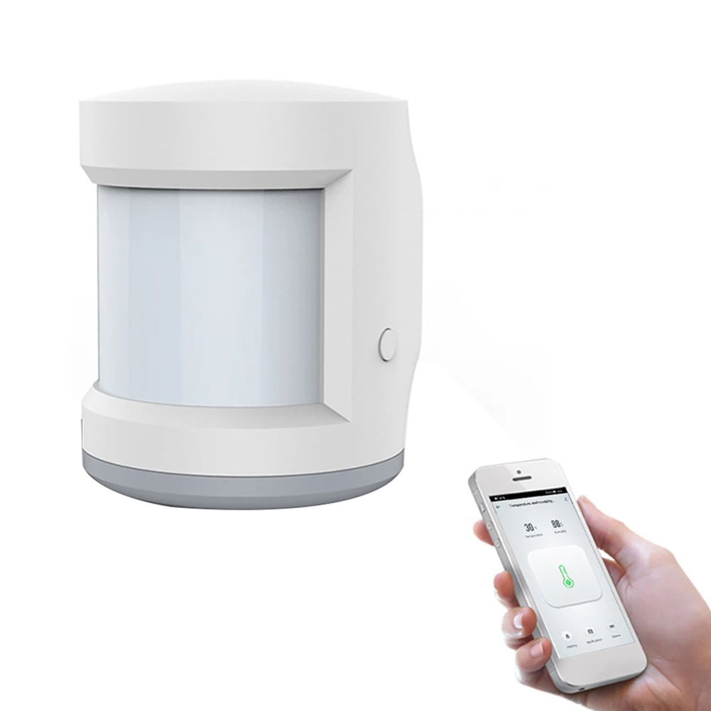 

Plastic Smart Human Body Sensor Home Office Intelligent PIR Motion Security Wireless Work Alarm System for Home APP