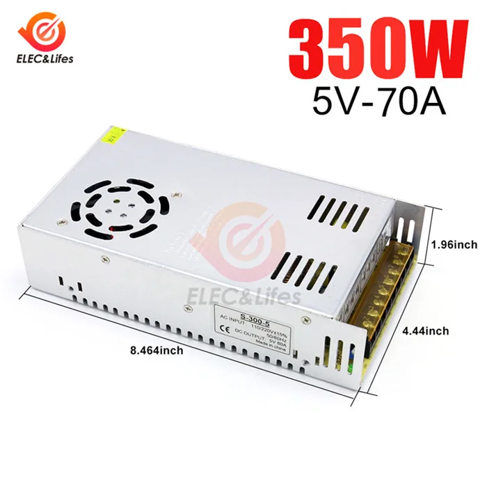 DC 5V 300W 350W 400W импульсный источник питания transformer трансформатор питания 110V 220V AC