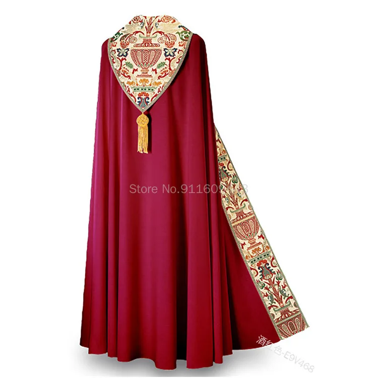 5XL Plus Size Men Muslim Dress Prayer Robe Gown Retro Medieval Priest Monk Missionary Cloak Halloween Cosplay Costume Cape Party