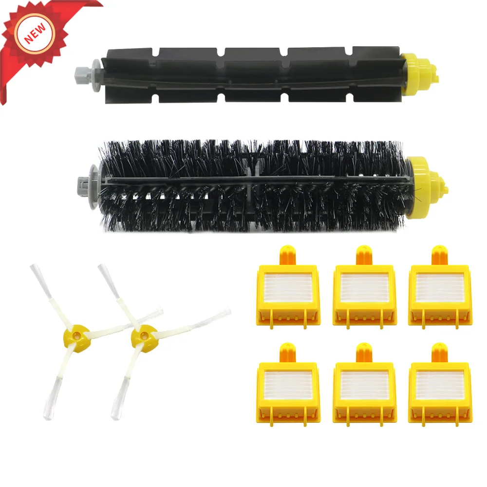 

6 HEPA Filter +2 Side Brush +1 set Bristle Brush for iRobot Roomba 700 replacement parts 760 770 780