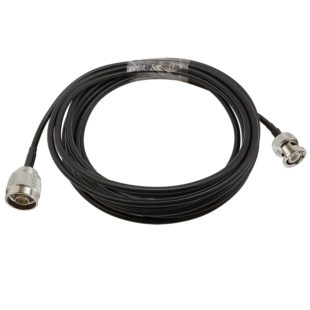 

1Pcs N Male Plug to BNC Male Plug Low-loss LMR200 RF Coaxial Extension Pigtail Jumper Radio Antenna Cable Length 1M-15Meters