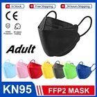 Маска ffpp2 ce черная mascarilla fpp2 homologada FFP2MASK защитные маски для взрослых FFP3MASK KN95 Mascarillas ffp2reutili