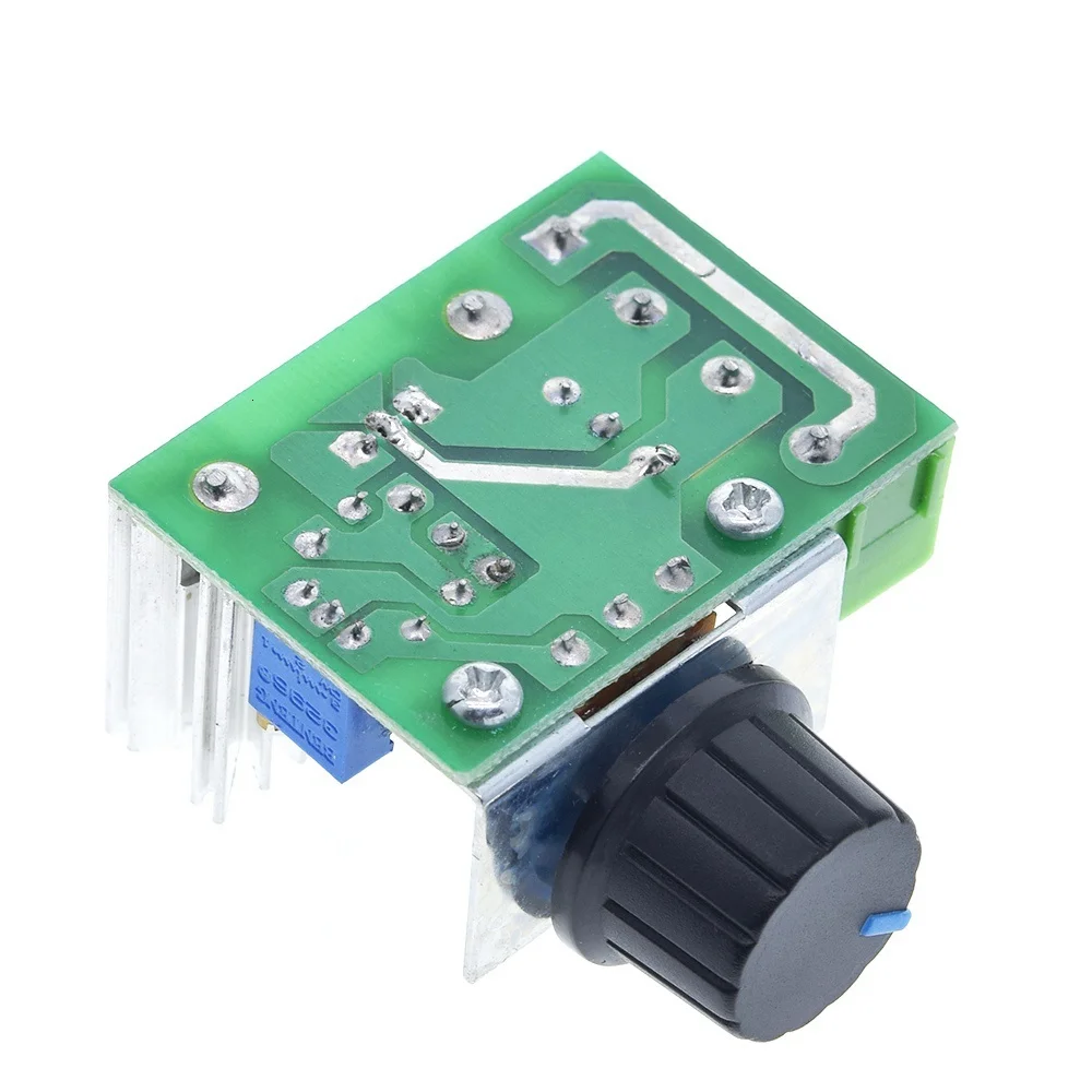 TZT Высокое качество AC 220 V 2000 W SCR Напряжение регулятор затемнения диммеры Скорость контроллер термостат для Arduino