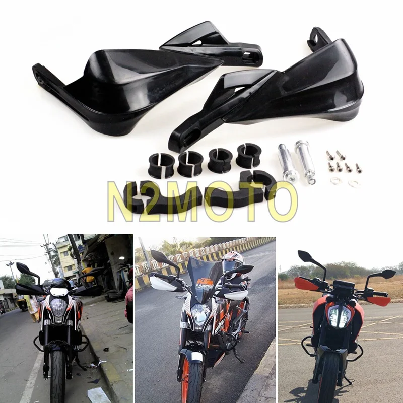Универсальный черный мотоцикл 22 мм 28 мм Handguard Dirt Bike 7/" ручная щетка для Honda Kawasaki KTM Suzuki Yamaha