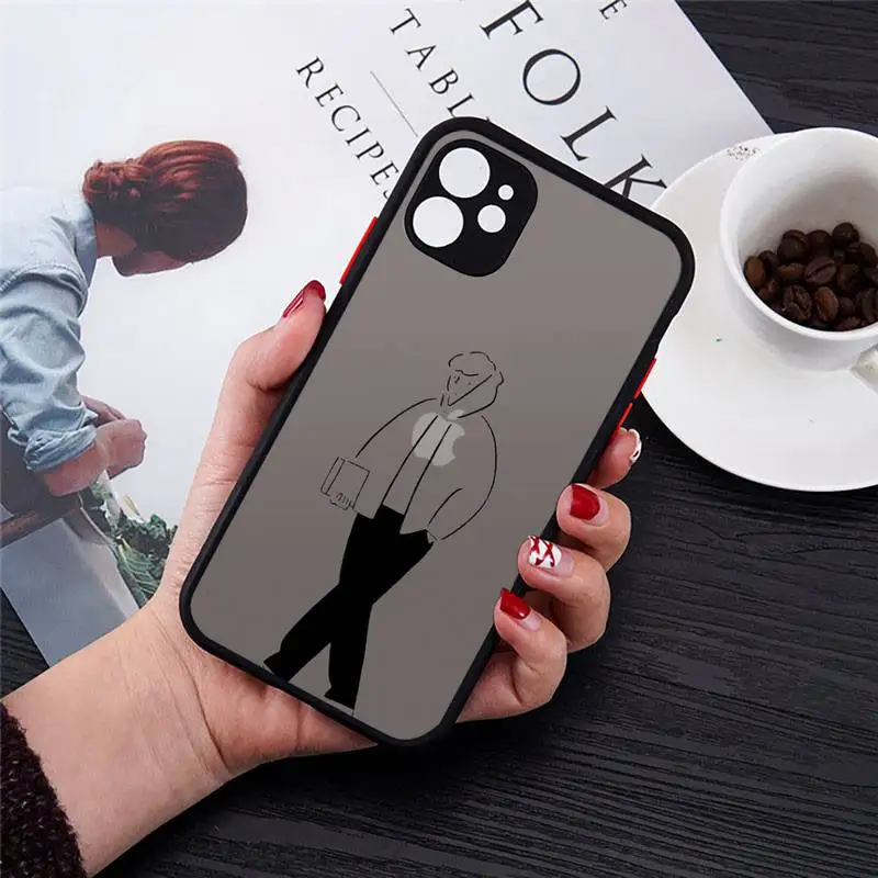 

Killer Leon simple lines Phone Case matte transparent For iphone 7 8 11 12 plus mini x xs xr pro max cover